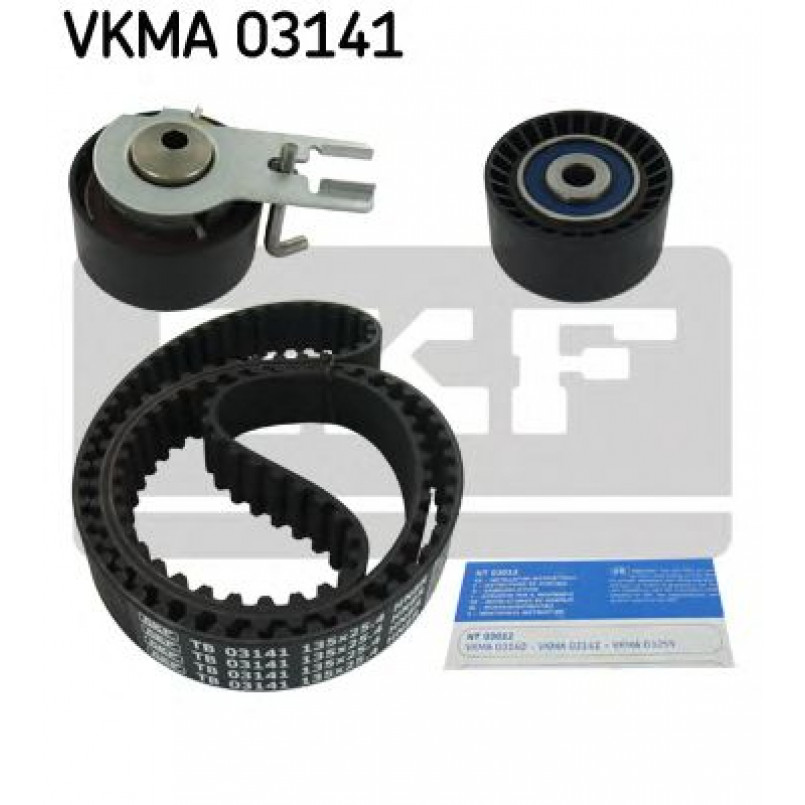 VKMA 03141 SKF Комплект (ремінь+ролики)